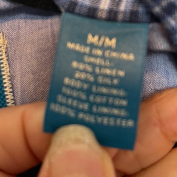 Tommy Bahama Monterey Linen & Silk Blazer Jacket size M - Picture 10 of 14